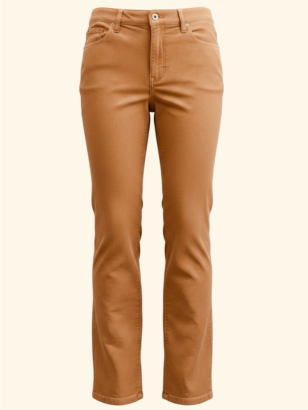 St. John's Bay Straight Leg Jeans in Camel Brown